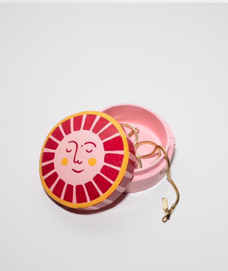 YUKU Schmuck Box Sun gemustert