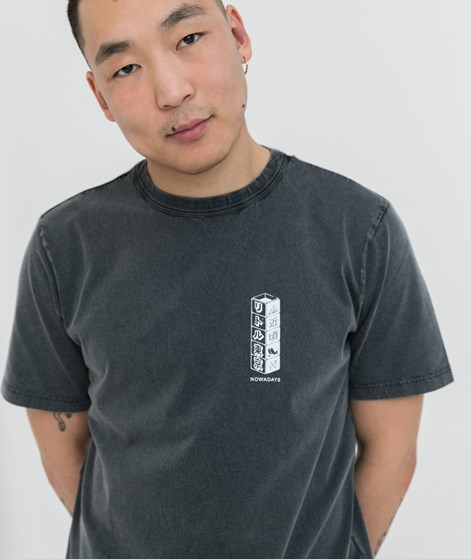 NOWADAYS Print Godzilla T-Shirt Grau