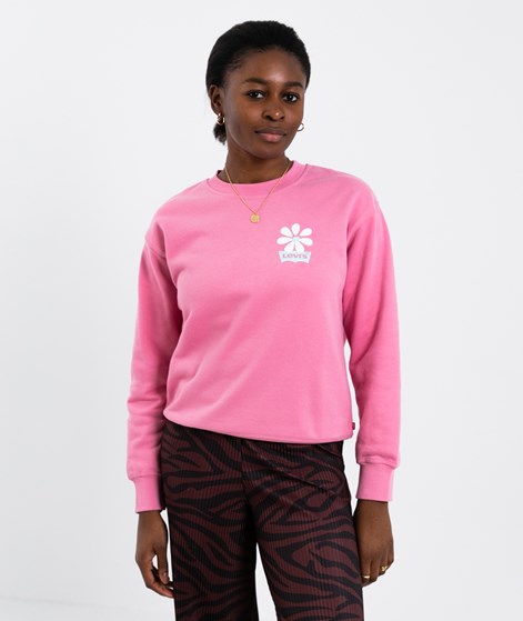 LEVIS Graphic Standard Crew Sweater Pink