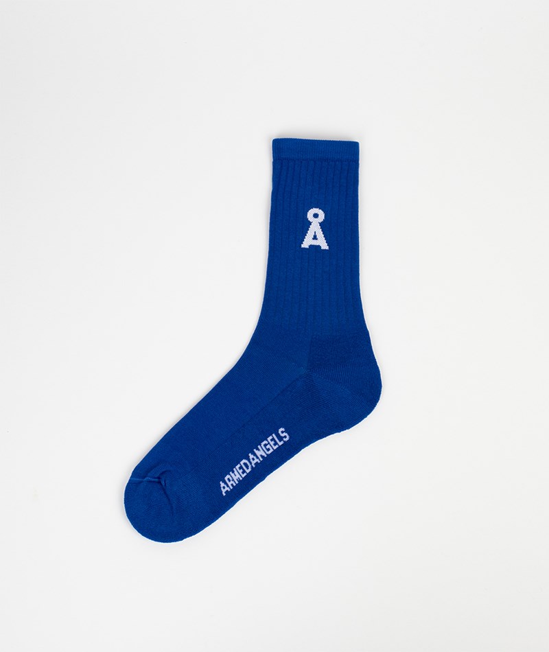 ARMEDANGELS Saamus Bold Socken (Gr. 43-46) Blau