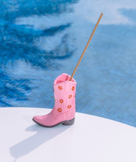 DOIY Rodeo Boot Incense Holder gemustert