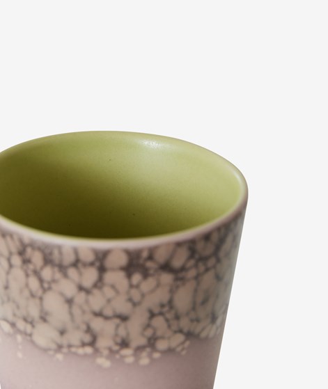 HKLIVING Latte Becher 70s Ceramics mehrfarbig