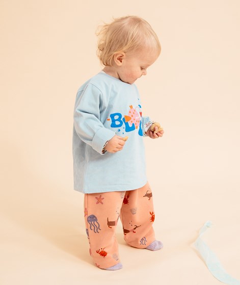 KAUF DICH GLCKLICH KIDS Longsleeve Blau aus Bio-Baumwolle