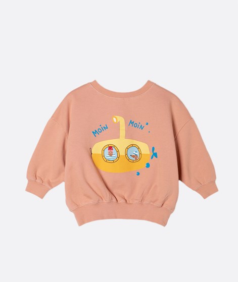 KAUF DICH GLCKLICH KIDS Sweater Orange/Rosa aus Bio-Baumwolle