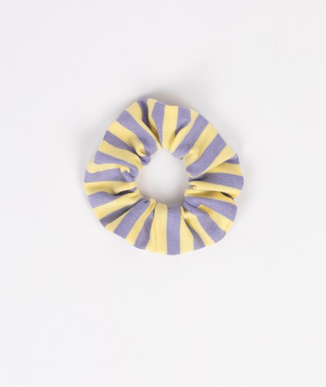 EBBA Scrunchie Gelb und Lila gestreift