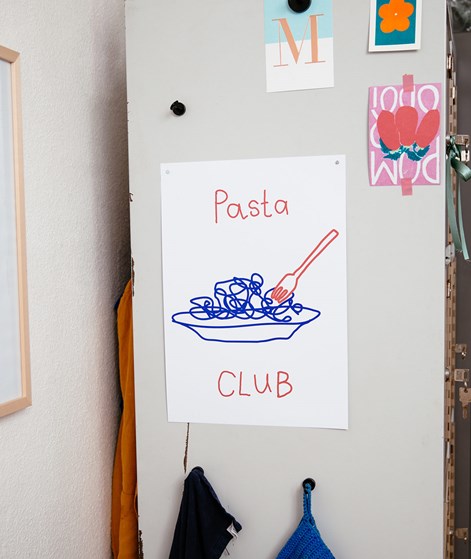 KAUF DICH GLÜCKLICH Poster A3 Pasta Club