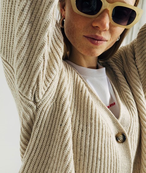 KAUF DICH GLCKLICH Cardigan Creme