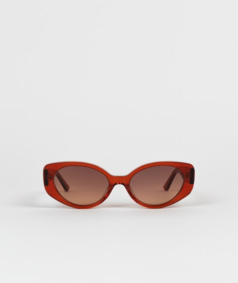 AVEC TOUS Sonnenbrille Rot/Orange