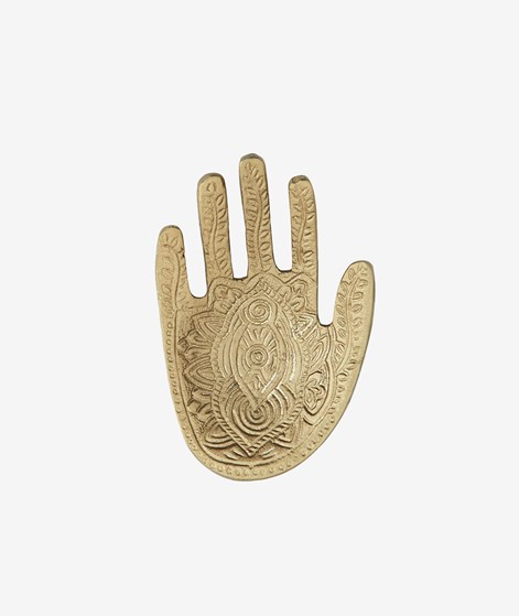 MADAM STOLTZ Hamsa Hand Schale gold