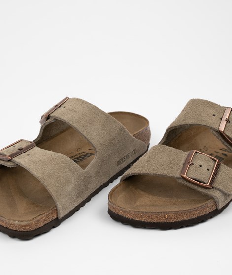 BIRKENSTOCK Arizona Suede Sandalen (Gr. 36-41) Beige