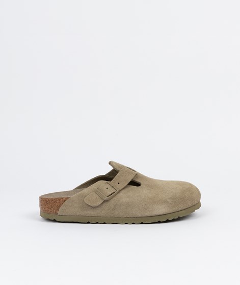 BIRKENSTOCK Boston Suede Leather Sandale