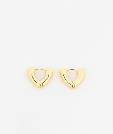 KAUF DICH GLCKLICH Chunky Spitzen Ohrringe Gold
