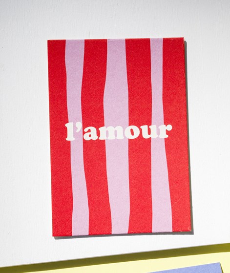 KAUF DICH GLCKLICH Postkarte Lamour