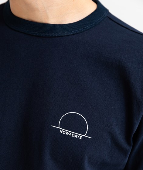 NOWADAYS Open End T-Shirt Blau