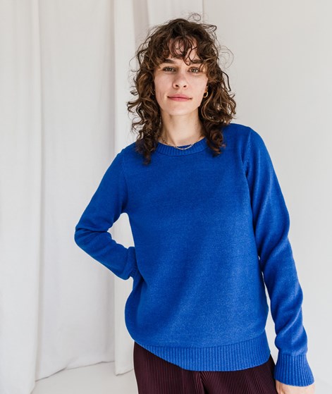 VILA VIRil O-Neck Pullover Blau