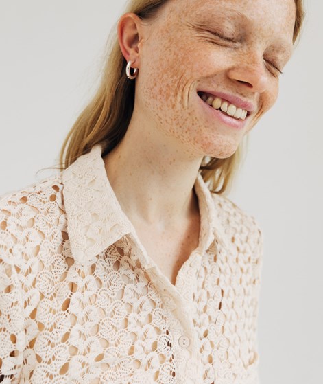 VILA VILaura 2/4 Bluse Beige