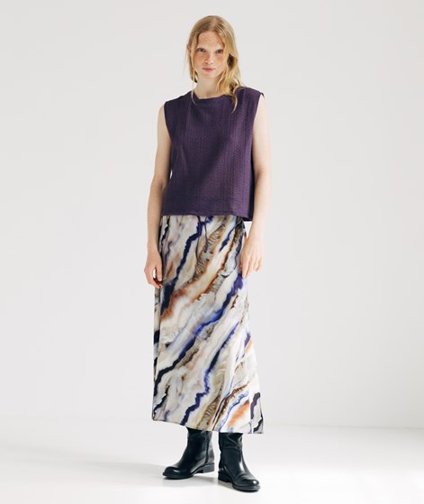 ARMEDANGELS Neraa Crinkle Top Lila