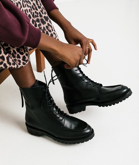 KAUF DICH GLCKLICH Schnrstiefel Schwarz