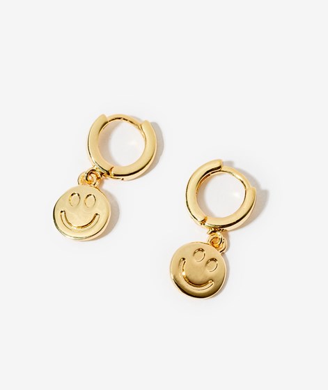 EBBA Ohrringe Smiley-Clip Gold