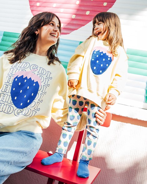 KDG X JULIA KNRNSCHILD Sweater Erdbeere aus Bio-Baumwolle