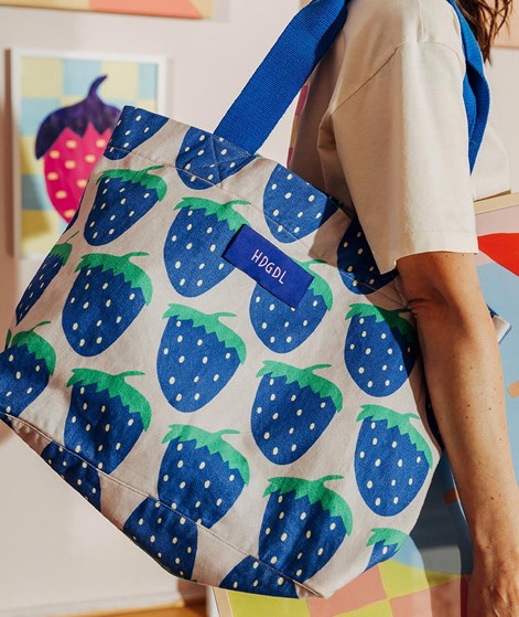 KDG X JULIA KNRNSCHILD Shopper Erdbeeren aus Bio-Baumwolle