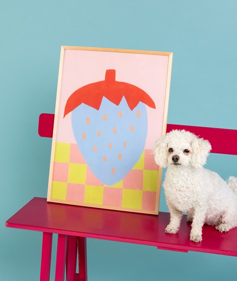 KDG X JULIA KNRNSCHILD Poster Erdbeere