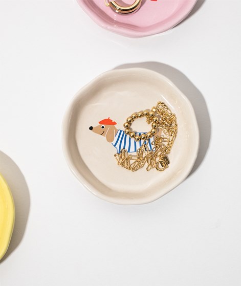 YUKU Schmuck Teller Dackel