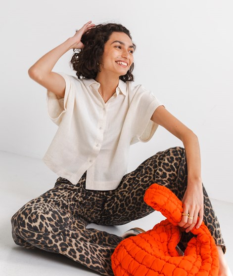 SELECTED FEMME SLFViva Cropped Bluse Bei