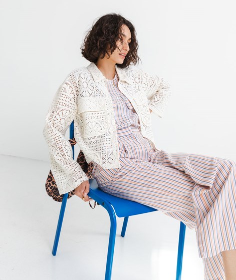 VILA VIMerinda Crochet Cardigan Beige