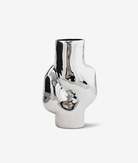 HKLIVING Gleam high Vase silber