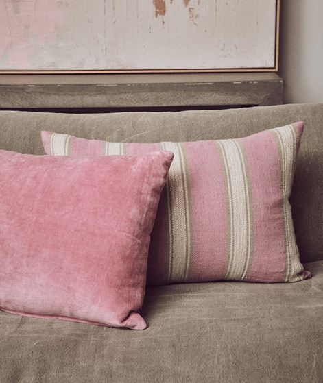 HKLIVING Gewebtes (60x40) Kissen rosa