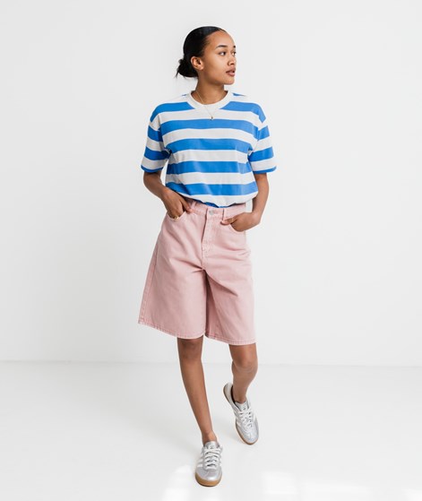 YAS YASSun Bermuda Denim Shorts Rosa