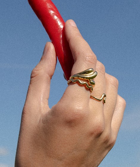 KAUF DICH GLCKLICH  Ring gold