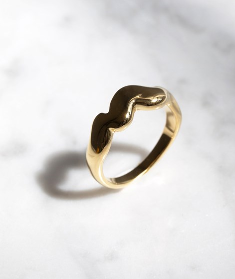 KAUF DICH GLCKLICH  Ring gold