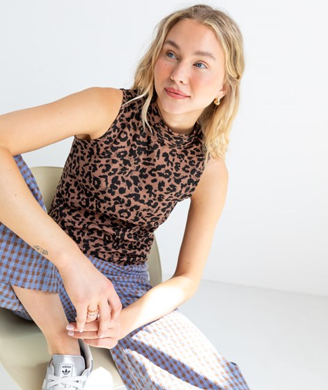 KAUF DICH GLCKLICH Top Leo Print