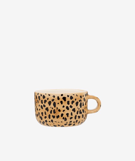 ANNA + NINA Leopard Cappuccino Tasse meh