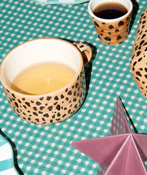 ANNA + NINA Leopard Cappuccino Tasse meh