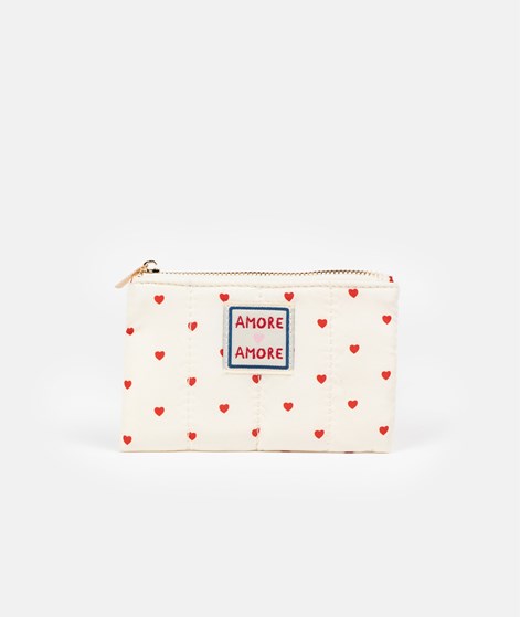 YUKU Geldbrse creme rot