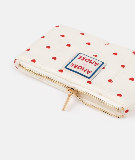 YUKU Geldbrse creme rot