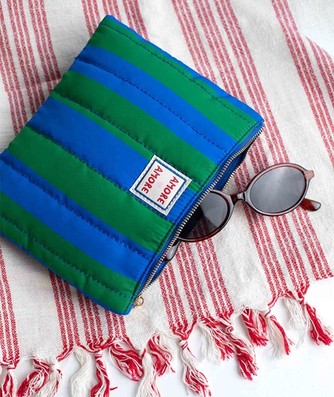 YUKU Kosmetiktasche blau grn