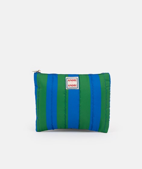 YUKU Kosmetiktasche blau grn