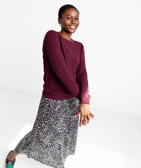 VILA VIDalo O-Neck Pullover Rot