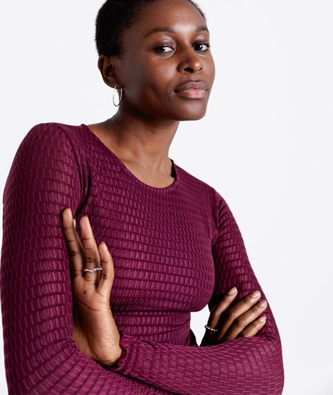 VILA VILarine O-Neck Longsleeve Rot