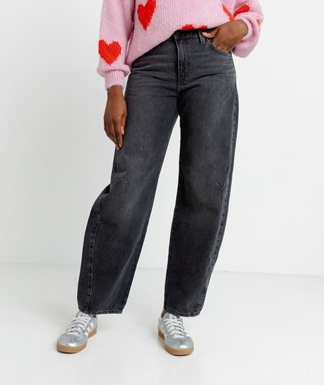 LEVIS Baggy Dad Barrel Jeans Schwarz