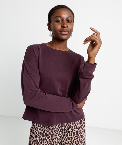 KAUF DICH GLCKLICH Longsleeve Pflaume aus Modal (TENCEL™)