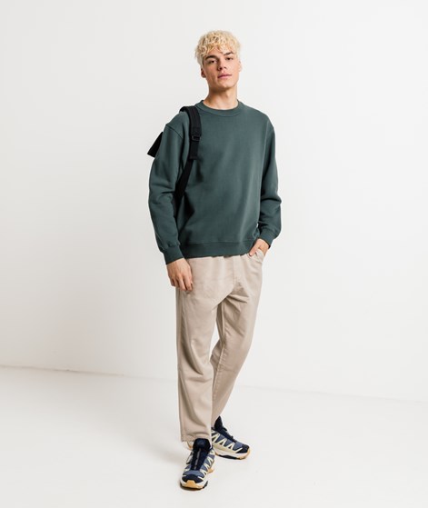 KAUF DICH GLCKLICH Sweater Duneklgrn aus Bio-Baumwolle