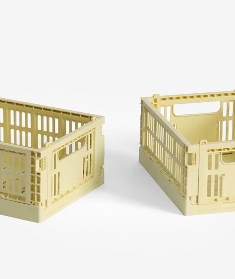 HAY Colour Crate Mini 2er Set Box Gelb