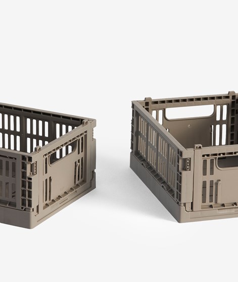 HAY Colour Crate Mini 2er Set Box Grau