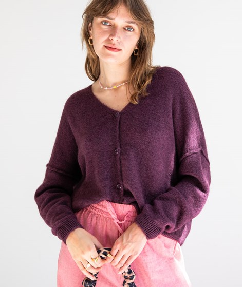 KAUF DICH GLCKLICH Cardigan Pflaume