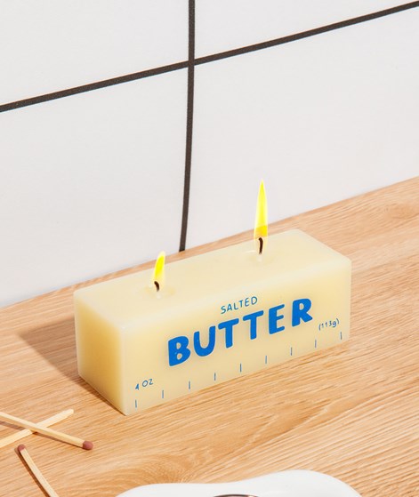DOIY Butter Kerze Gelb